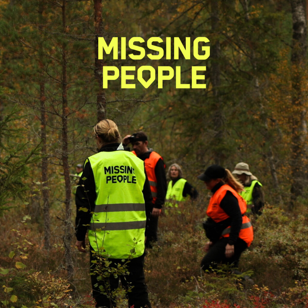 Organisationen Missing people som letar