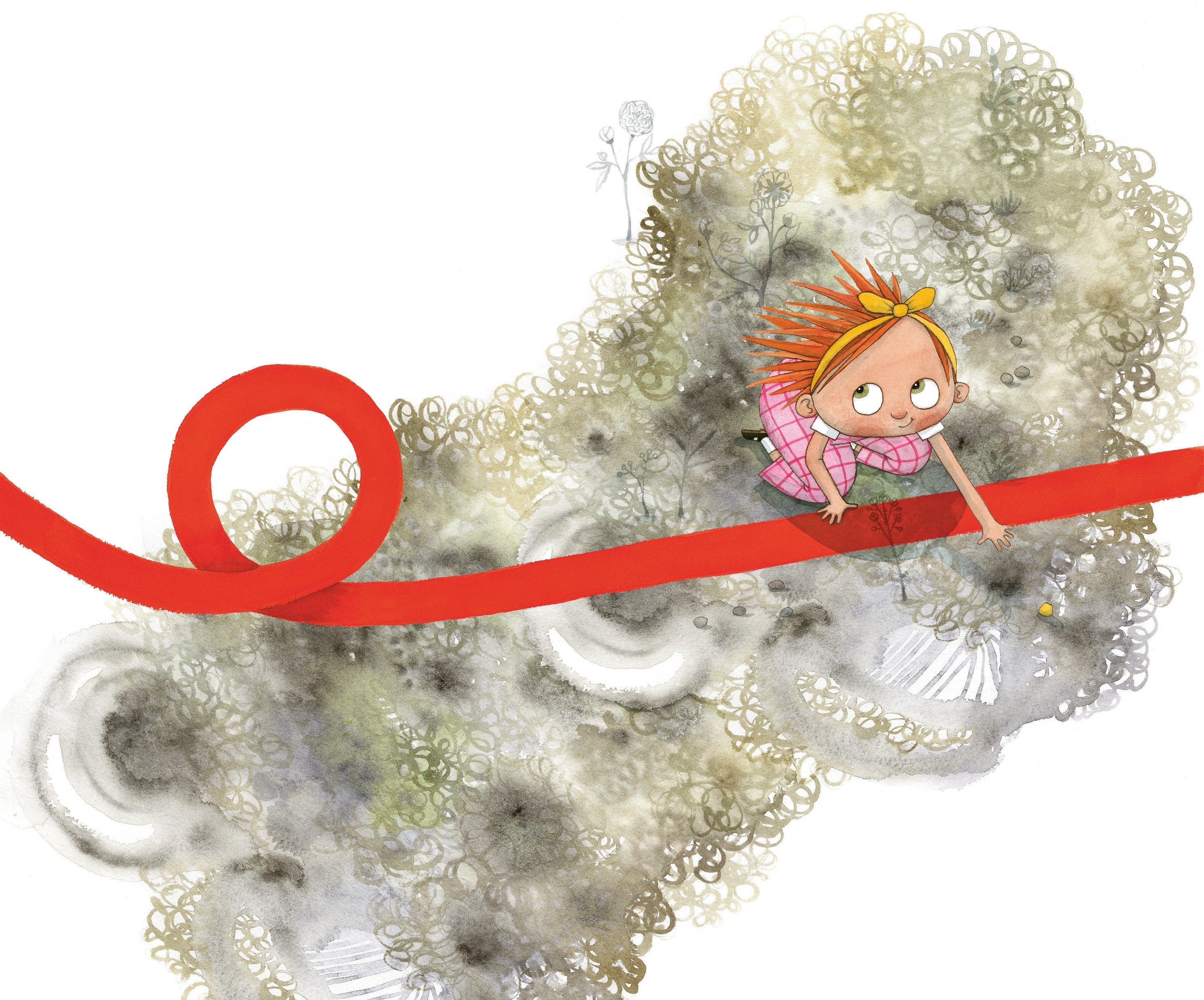 Ur boken Gränsen illustrerad av Maria Nilsson Thore