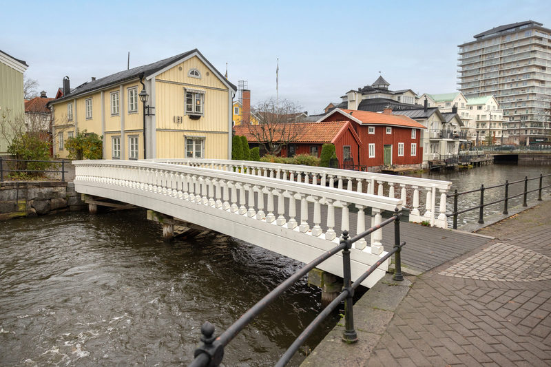 Societetsbron, en av Norrt&auml;ljes mest k&auml;nda broar