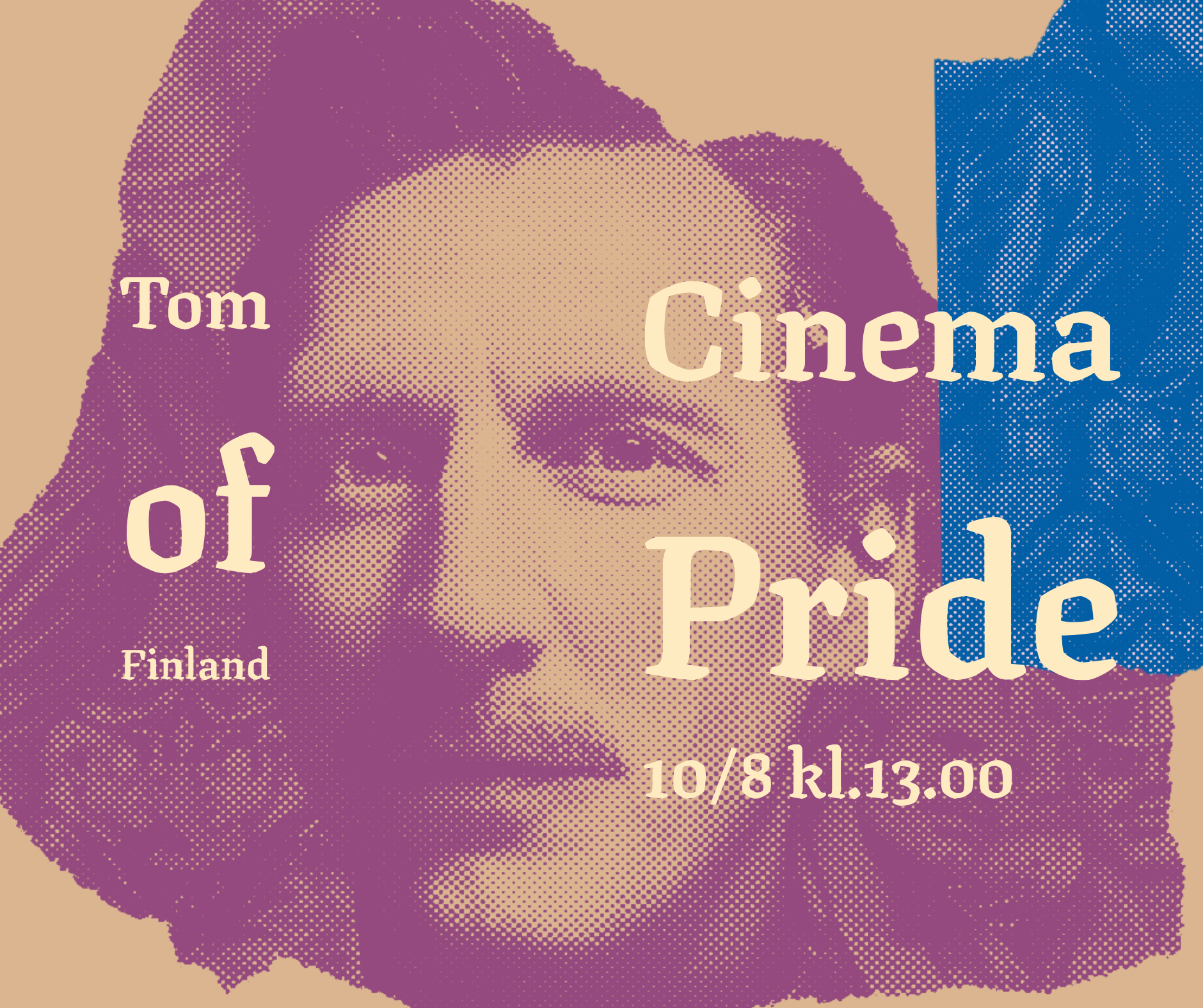Collage av fotografier från filmen Tom of Finland 