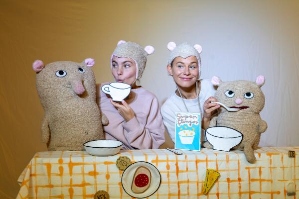 Scen ur barnteatern Vem bestämmer.