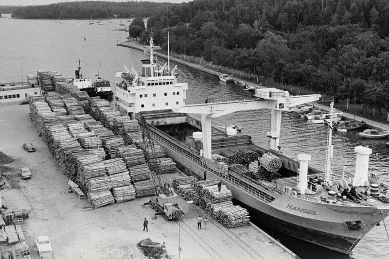 Historisk bild p&aring; F&auml;rjel&auml;gret