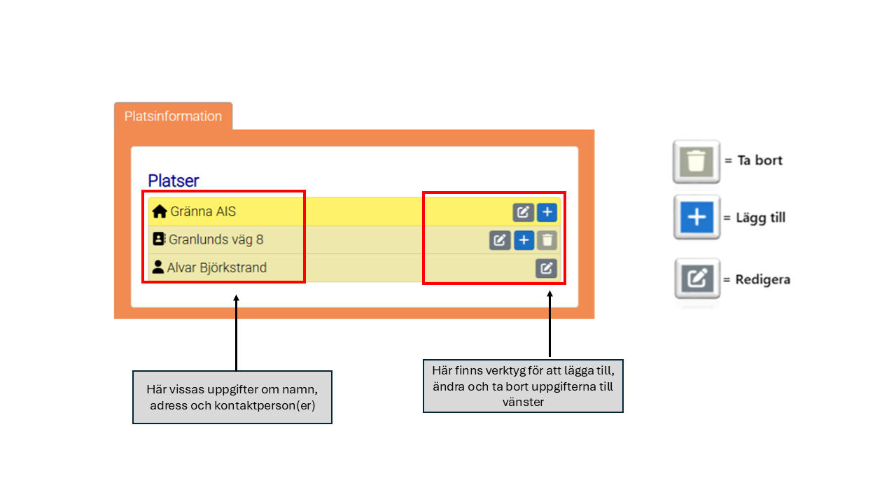 Bild som visar hur steg fem ser ut i systemet.