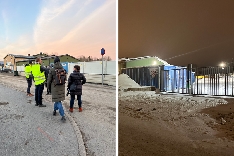 Omr&aring;de med staket