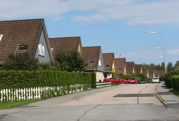 villor på rad