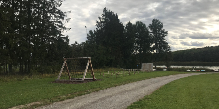 Arkadiens hinderbana i Rimbo.