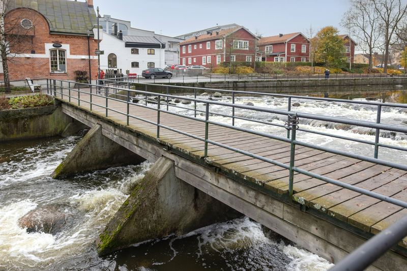 Elverksbron, bro i centrala Norrt&auml;lje