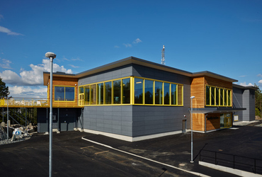 Norrtälje badhus byggnad utifrån