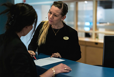 Receptionen kontaktcenter Norrtälje kommun