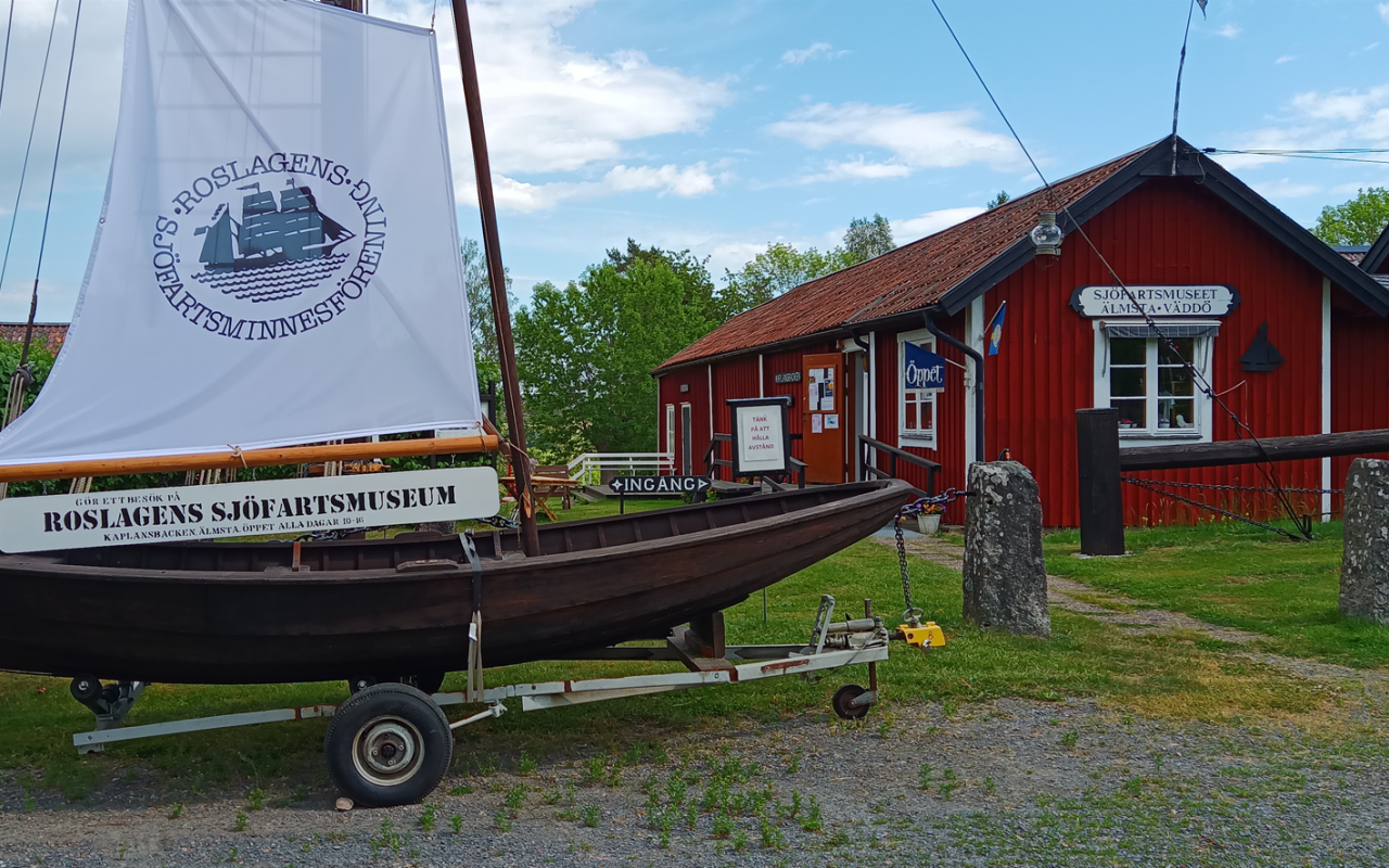 Roslagens Sjöfartsmuseums entré.