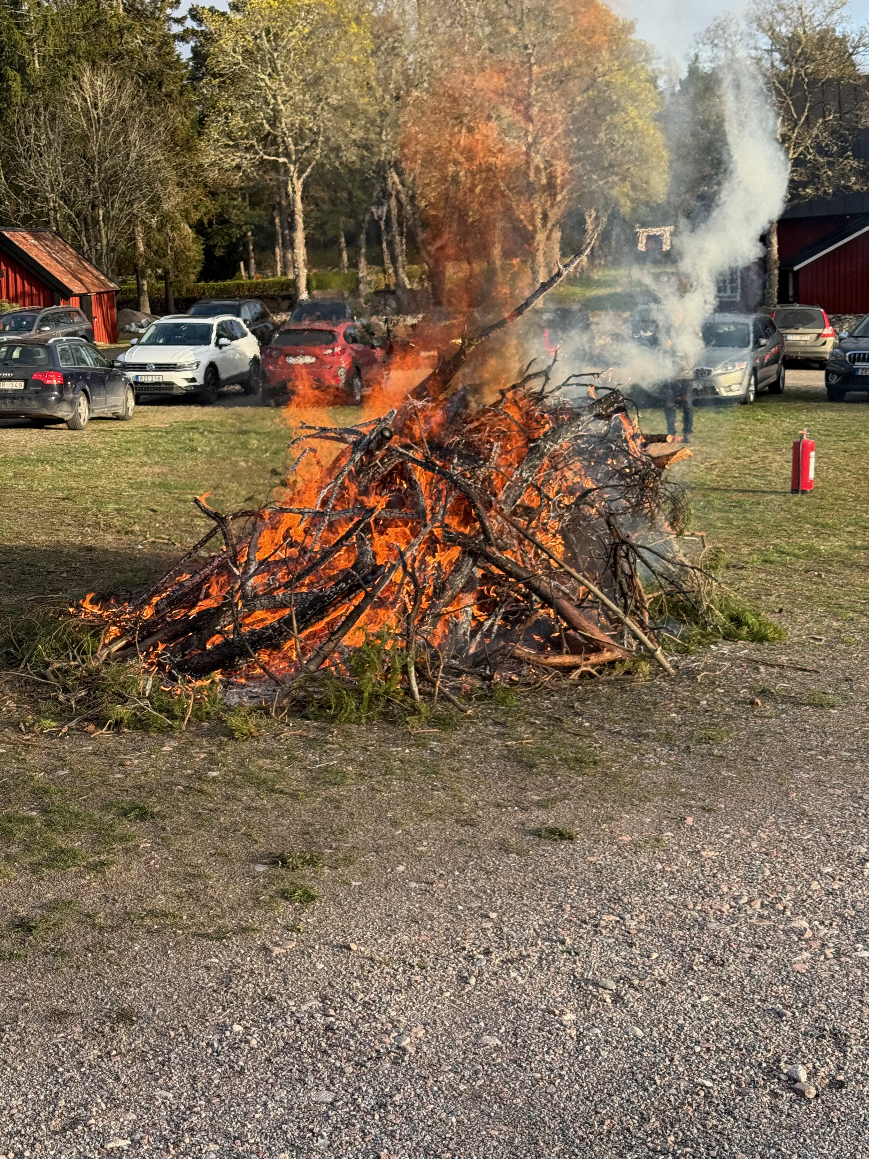 Valborgseld på Singö