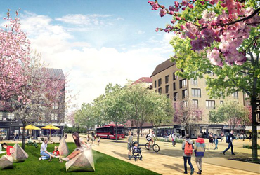 visionsbild övre bryggårdsgärdet