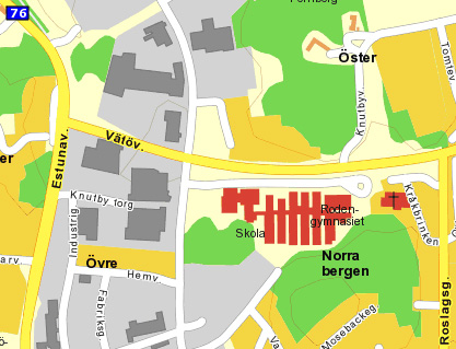 Karta till Rodengymnasiet Karta till Rodengymnasiet