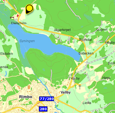 Karta till Rodens naturbruksprogram Karta till Rodens naturbruksprogram