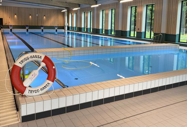 bild med inomhusbassäng i Norrtälje