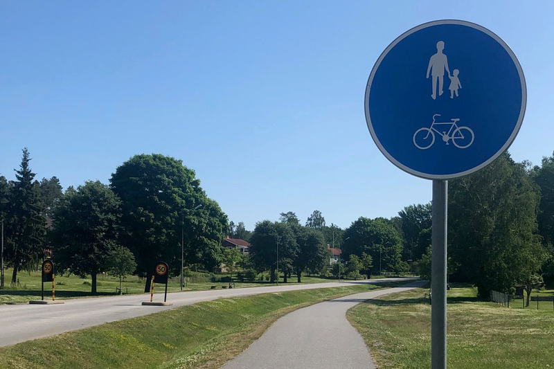 GC-väg Norra Uppsalavägen