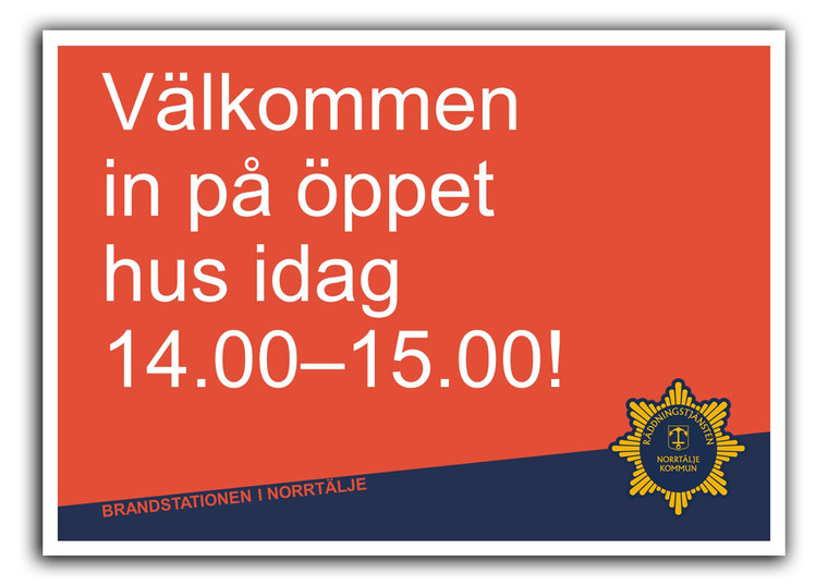 Ett exempel p&aring; hur en extern affisch med r&auml;ddningstj&auml;nstens logga kan se ut.